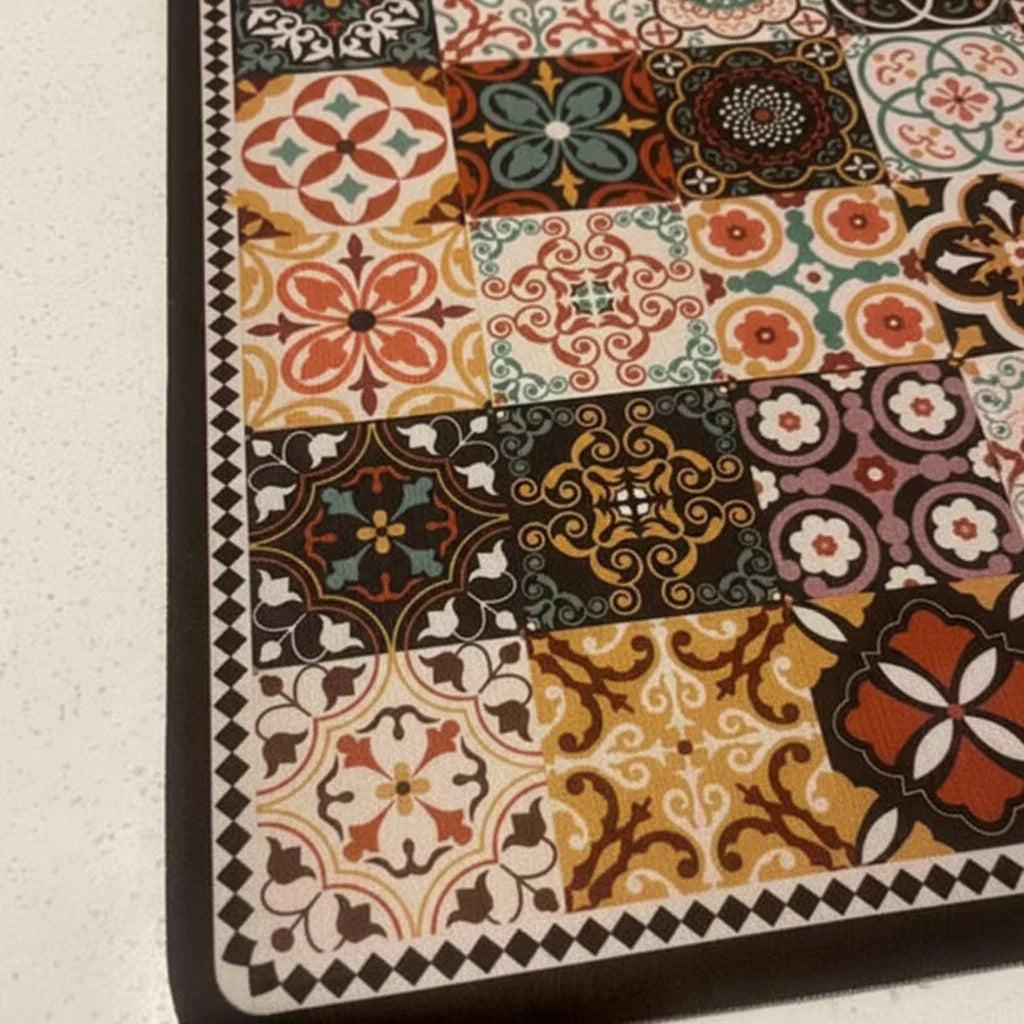 TileDrip Retro Absorbent Coffee Mat For Spills In The Kitchen