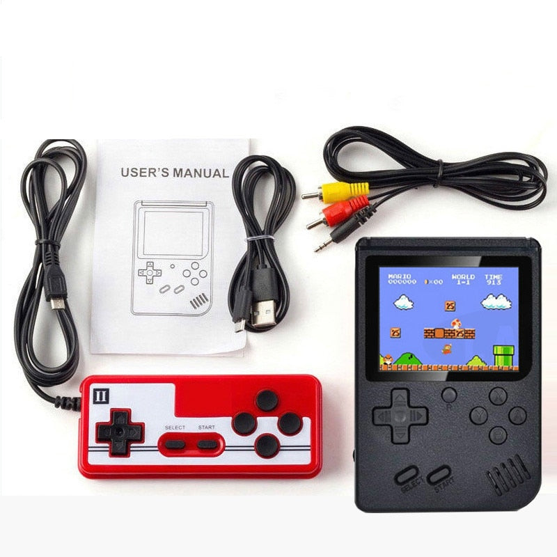 Mini consola de juegos retro con 400 clásicos incorporados para llevar contigo