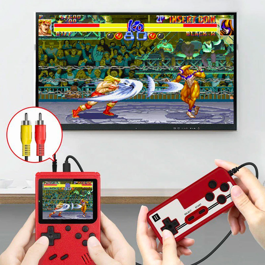 Mini consola de juegos retro con 400 clásicos incorporados para llevar contigo