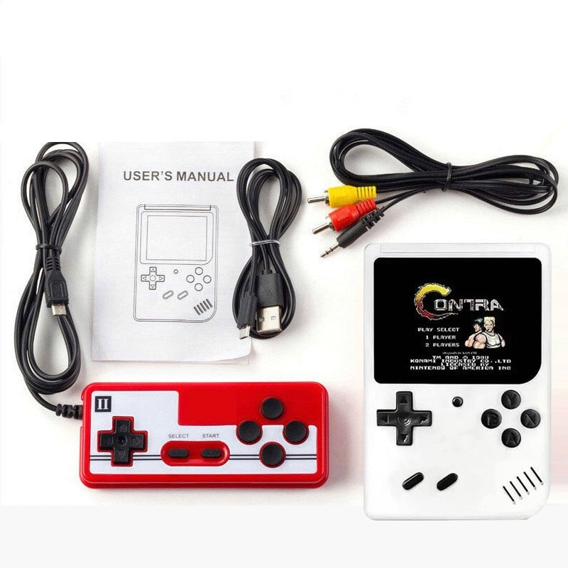 Mini consola de juegos retro con 400 clásicos incorporados para llevar contigo