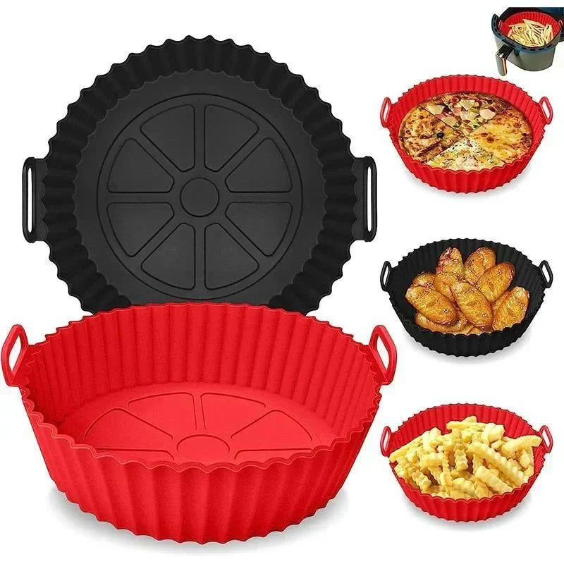 EcoLeaf Reusable Silicone Air Fryer Insert With Nonstick Surface For Eco Chefs