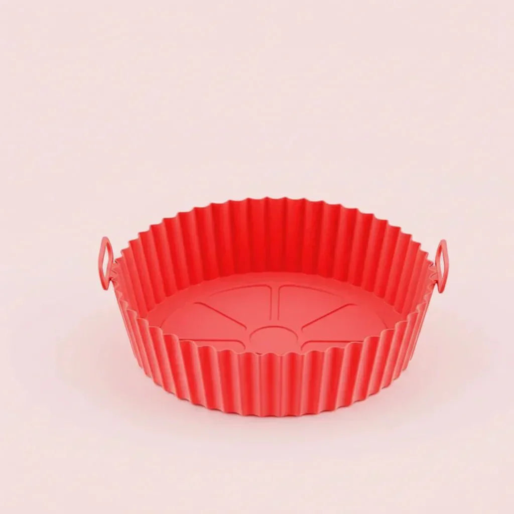 EcoLeaf Reusable Silicone Air Fryer Insert With Nonstick Surface For Eco Chefs