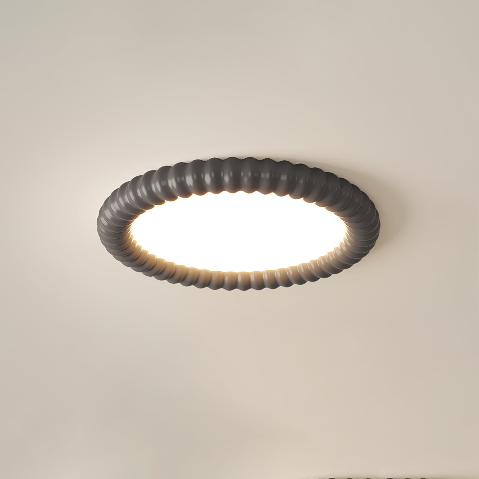 Lampada da soffitto moderna NovaLux con motivo luminoso ondulato e LED