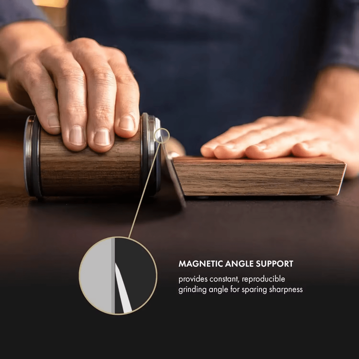 EdgeMaster Pro Diamond-Coated Roller Knife Sharpener For Everyday Kitchen Tasks