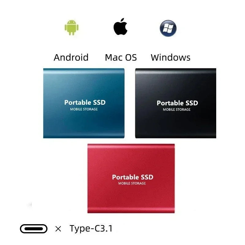 SpeedPro SSD 128GB High Speed Storage with USB-C 3.1