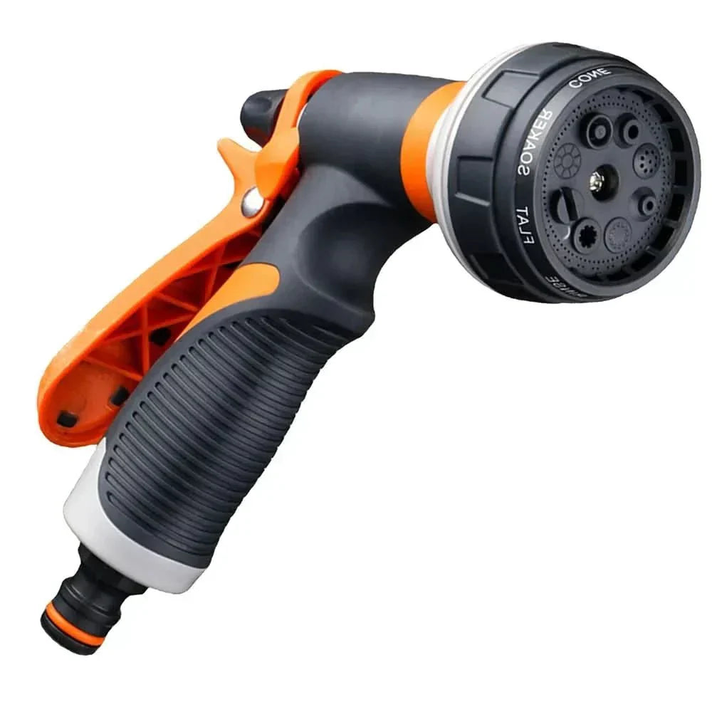 Pistolet de pulvérisation AquaPulse puissant pour jardin avec huit modes de pulvérisation et buse réglable