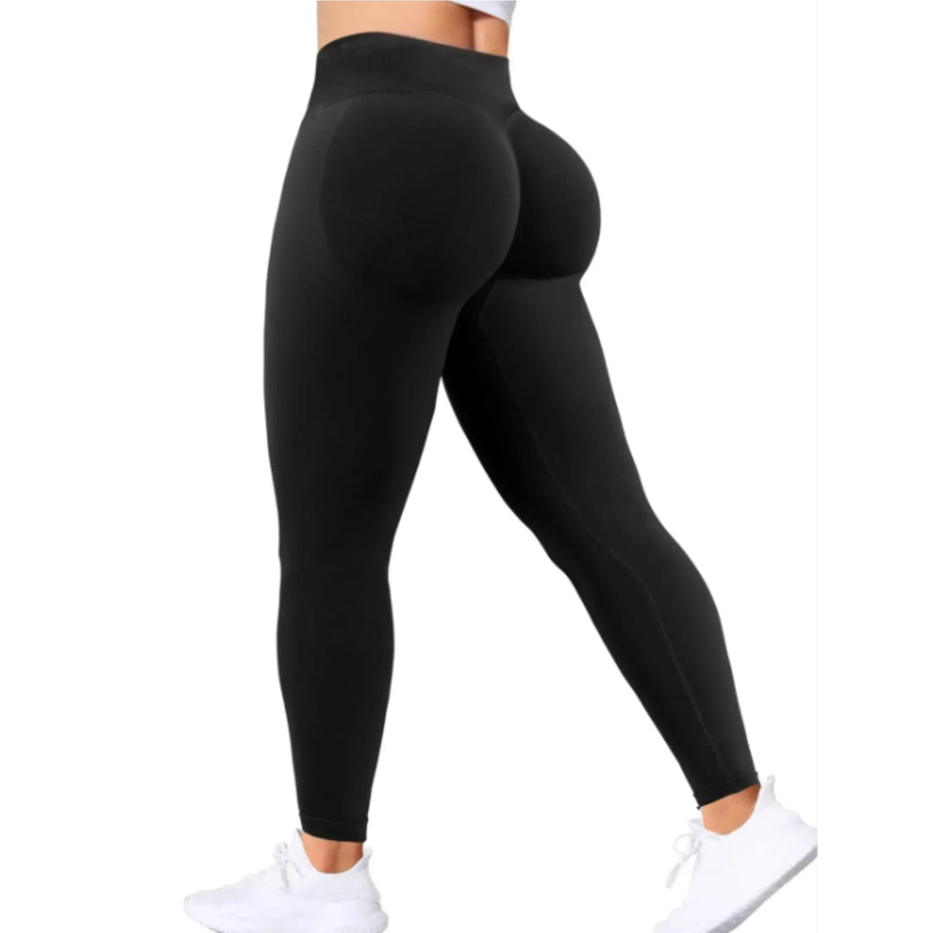 Charlotte Yoga Leggings With Elastic Waist, Nylon Spandex Ankle Length For Women