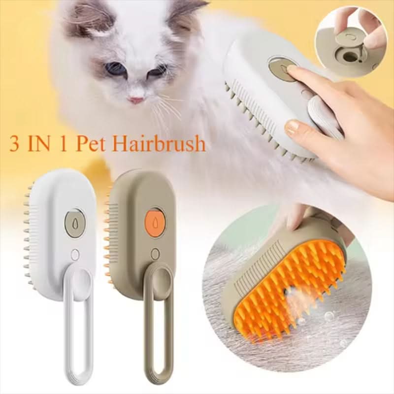 AquaWhisker Dampfkamm für Hunde und Katzen Sanfte feuchtigkeitsspendende Fellpflege und Entwirrung
