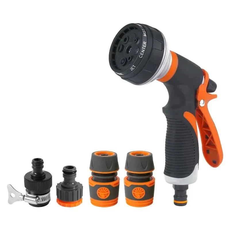 Pistolet de pulvérisation AquaPulse puissant pour jardin avec huit modes de pulvérisation et buse réglable
