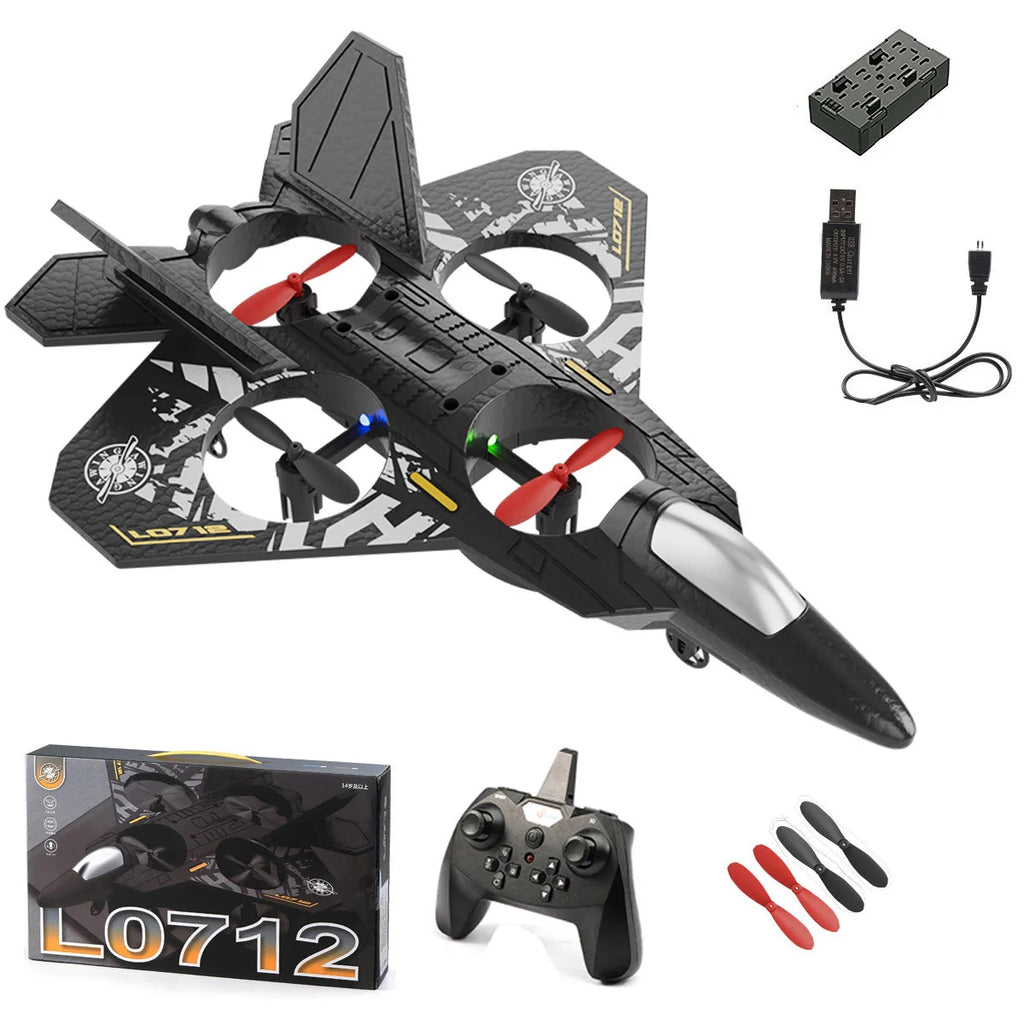 RC Combat Drone With Gravity Sensor And Quad Motors For Stable Flight