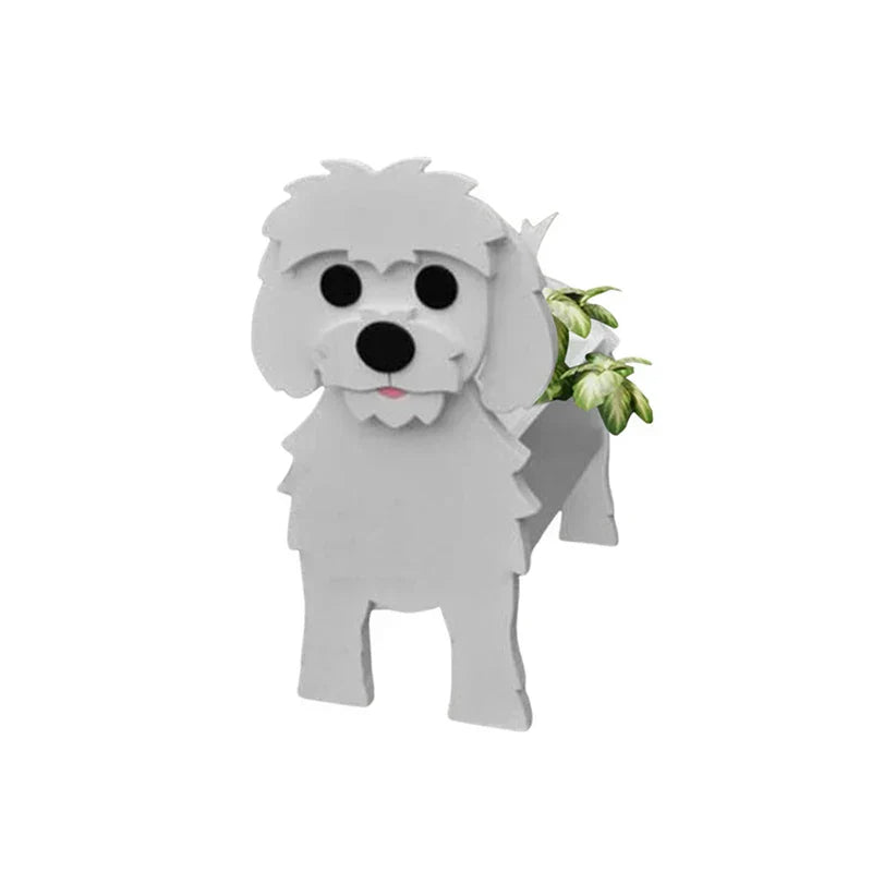 Roślinny doniczka dla psa Pawsome do dekoracji ogrodu wewnętrznego i zewnętrznego