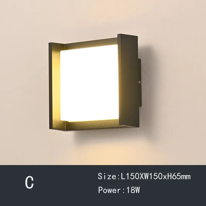 Plafoniera da Corridoio Nova Geode Impermeabile con LED