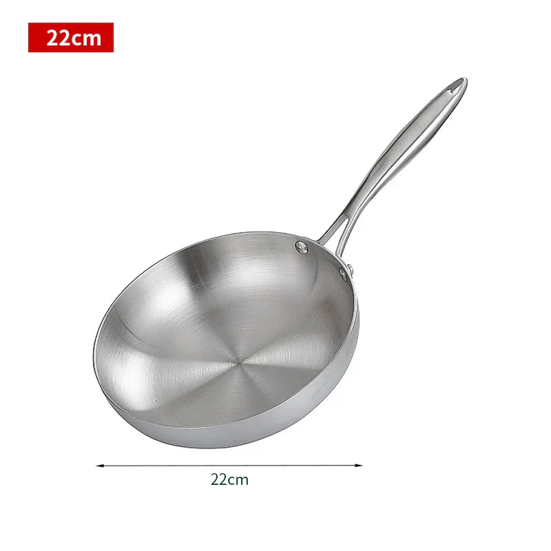 Astraea Stir-Fry Pan With Nonstick Surface Induction-Ready 304 Stainless Steel