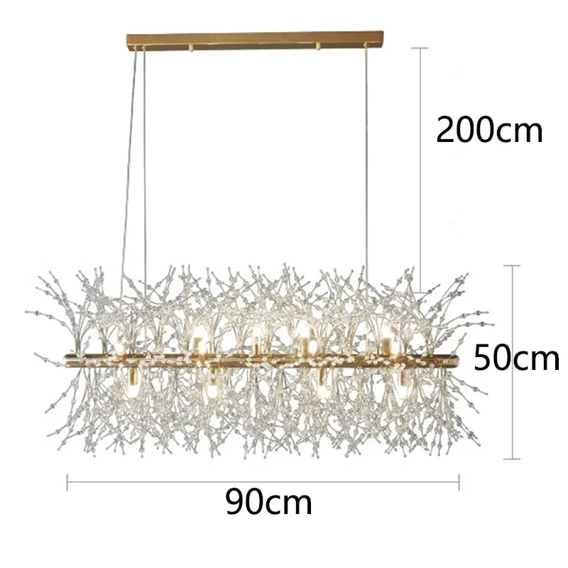 Lámpara Colgante LED Ambiental LumaGlow para Sala, Comedor y Dormitorio con Luz Cálida