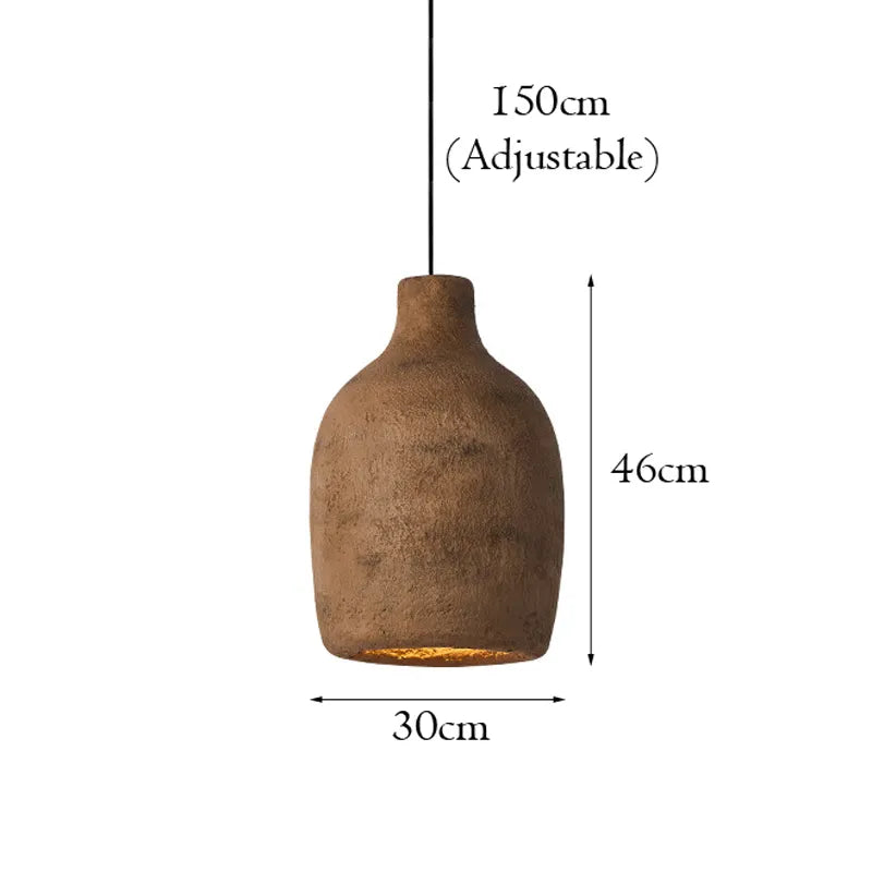 Asteri Wabi-Sabi Pendellampe mit verstellbarem Kabel für Zuhause