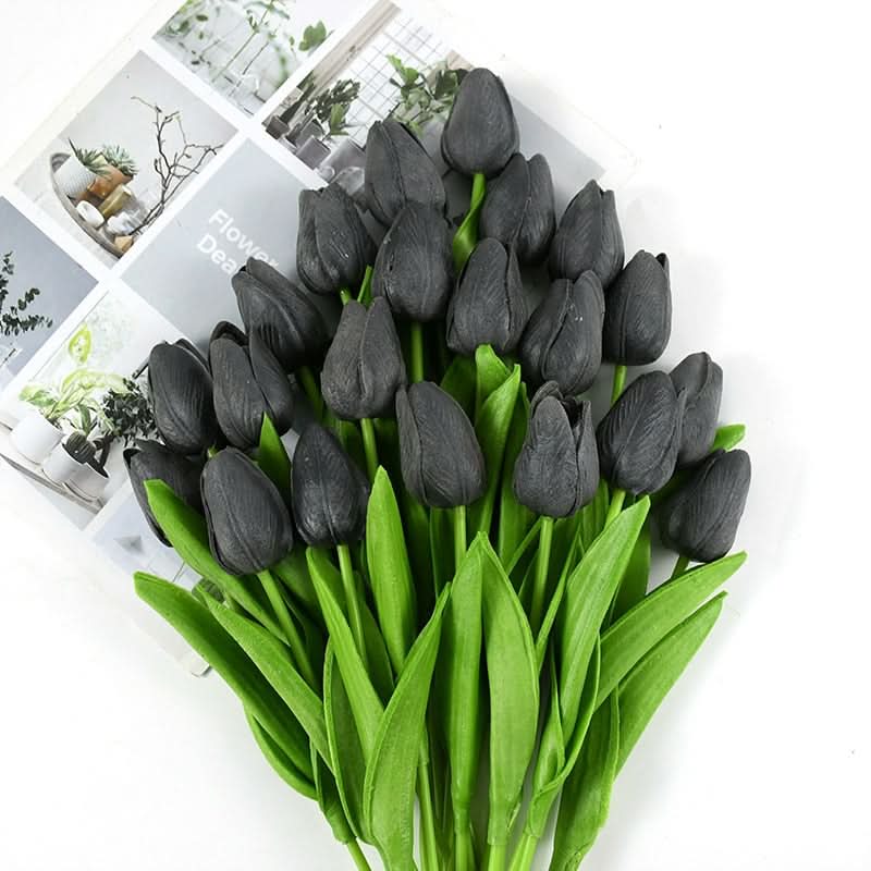 Elegantní realistické aranžmá tulipánů pro domácí a eventovou dekoraci