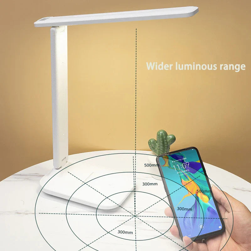 LumaFocus USB Touch Desk Light for Focused Reading and Study