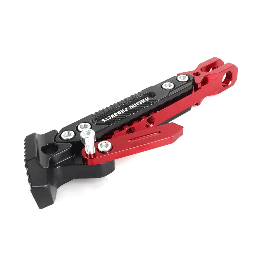 RiderPro Heavy Duty Metal Motorcycle Kickstand Bracket For Stable Side Parking Stand