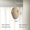 Nori Wabi LED Pendant For Loft With Handcrafted Shells