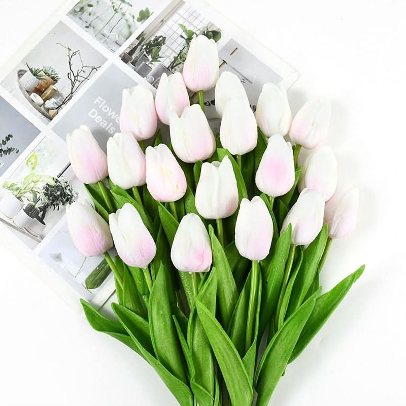 Elegantní realistické aranžmá tulipánů pro domácí a eventovou dekoraci