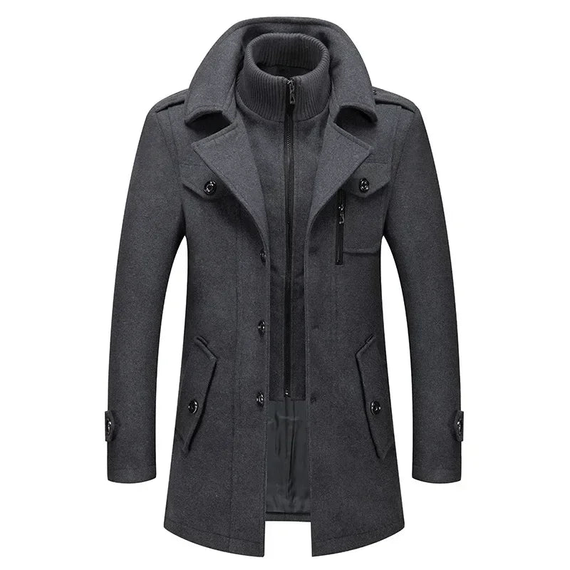 Nord Dual Collar Trench Coat For Timeless Winter Style