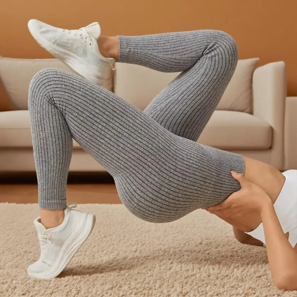 Leggings de yoga Jennifer sin costuras con control de abdomen y resistentes a sentadillas