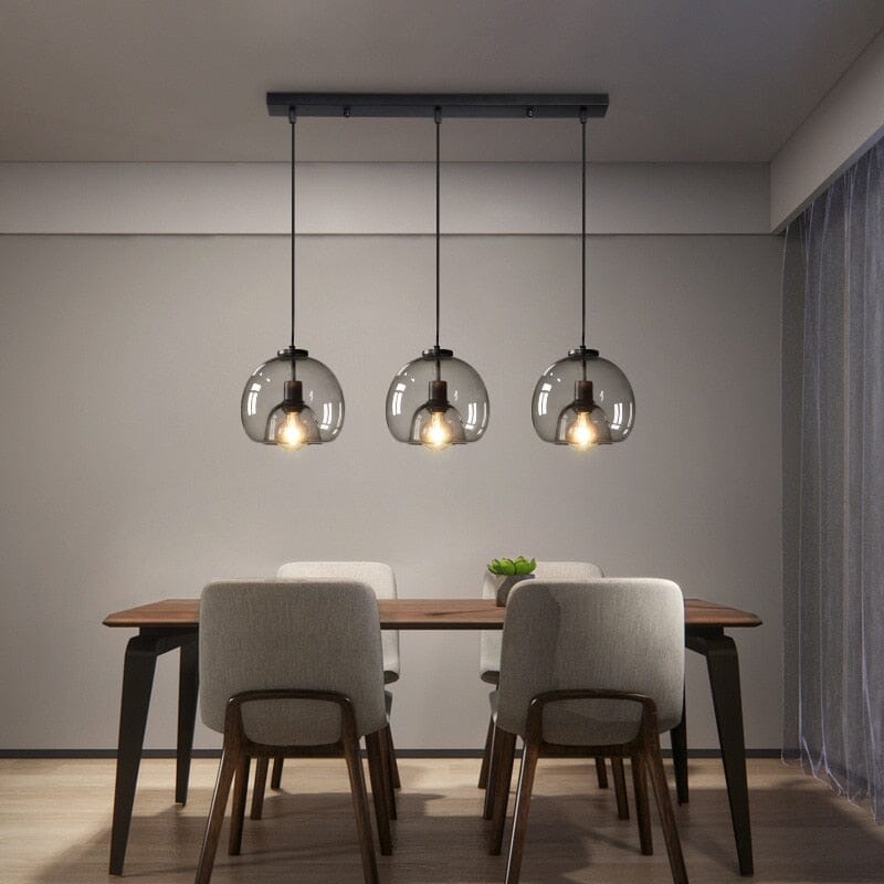 Candeeiros Suspensos Aurelia em Vidro para Cozinhas e Casas de Banho Modernas