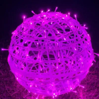 AuroraGlow LED-stemningskugler skaber varm indendørs og udendørs stemningsbelysning