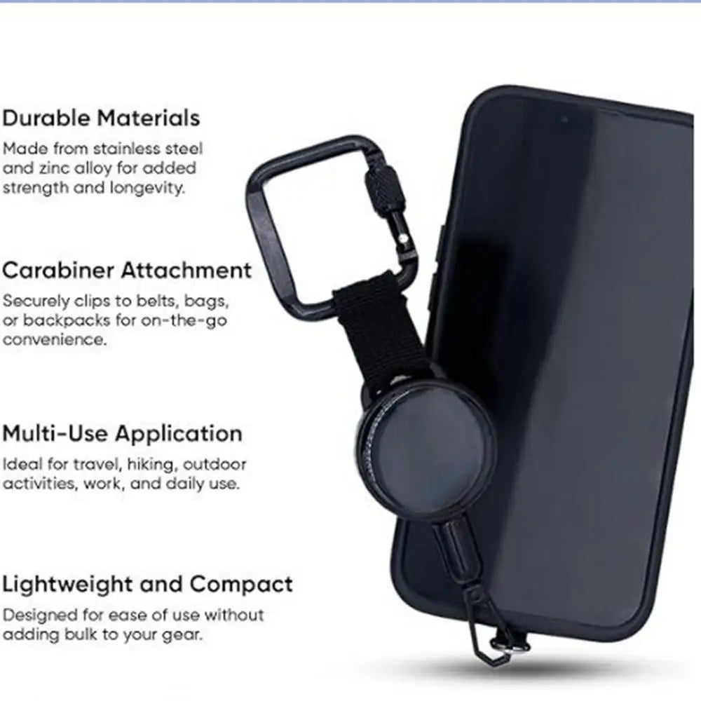 Extendable Phone Mount With Theft-Deterring Belt Clip For Secure On-The-Go Access