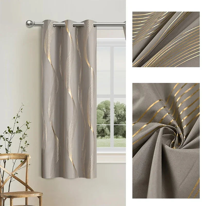 Nightshade Premium Blackout Curtains, 1pc For Living Room And Bedroom