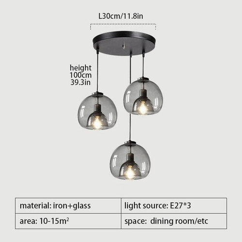 Lámparas Colgantes de Cristal Aurelia para Cocinas y Baños Modernos