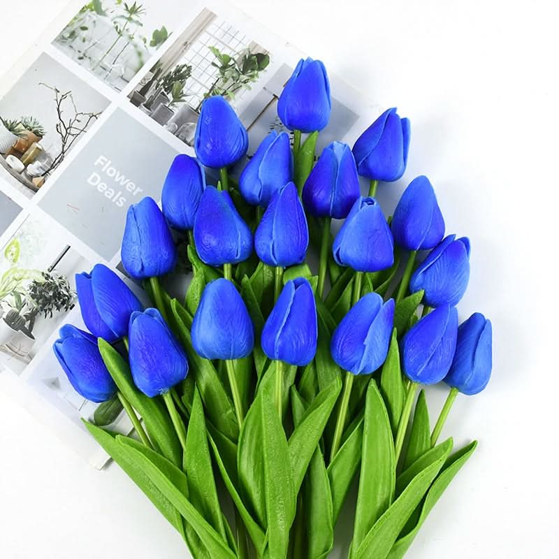 Elegantní realistické aranžmá tulipánů pro domácí a eventovou dekoraci