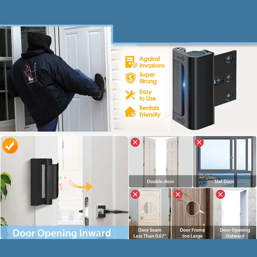 Childproof Door Safety Lock for Anti Theft Home Use