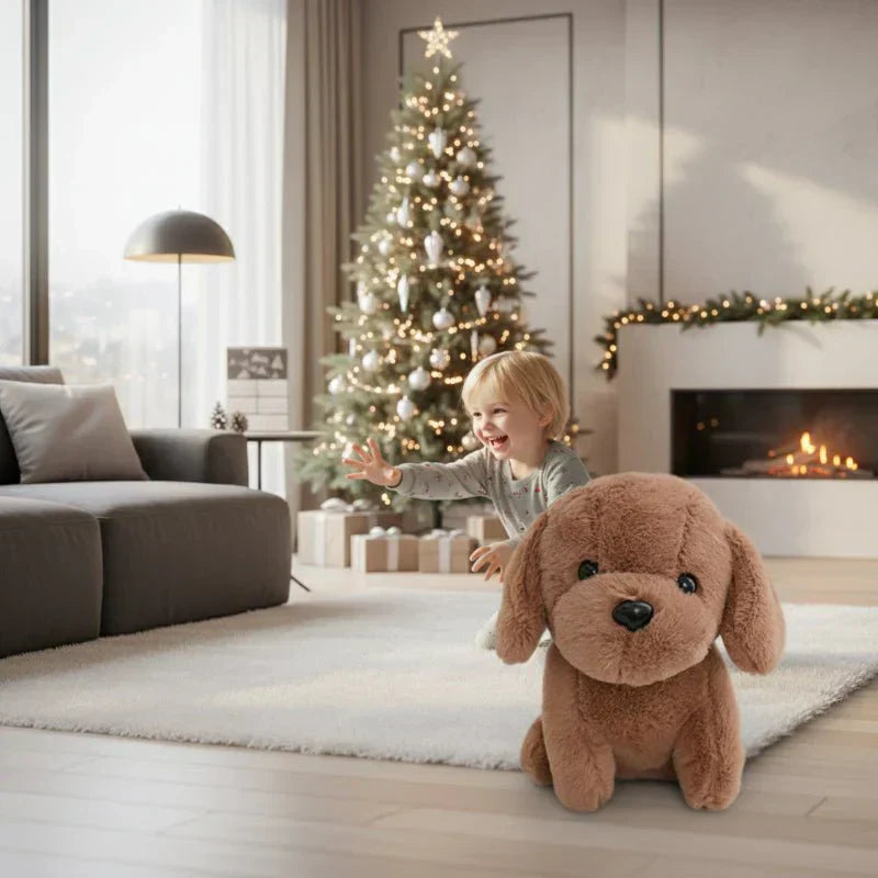 Peluche CloverPup para Cão Pequeno com Pendente 12cm Ideia de Presente para Bolsas