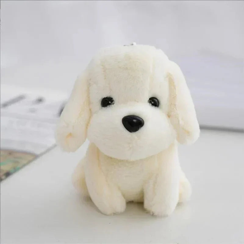 Peluche CloverPup para Cão Pequeno com Pendente 12cm Ideia de Presente para Bolsas
