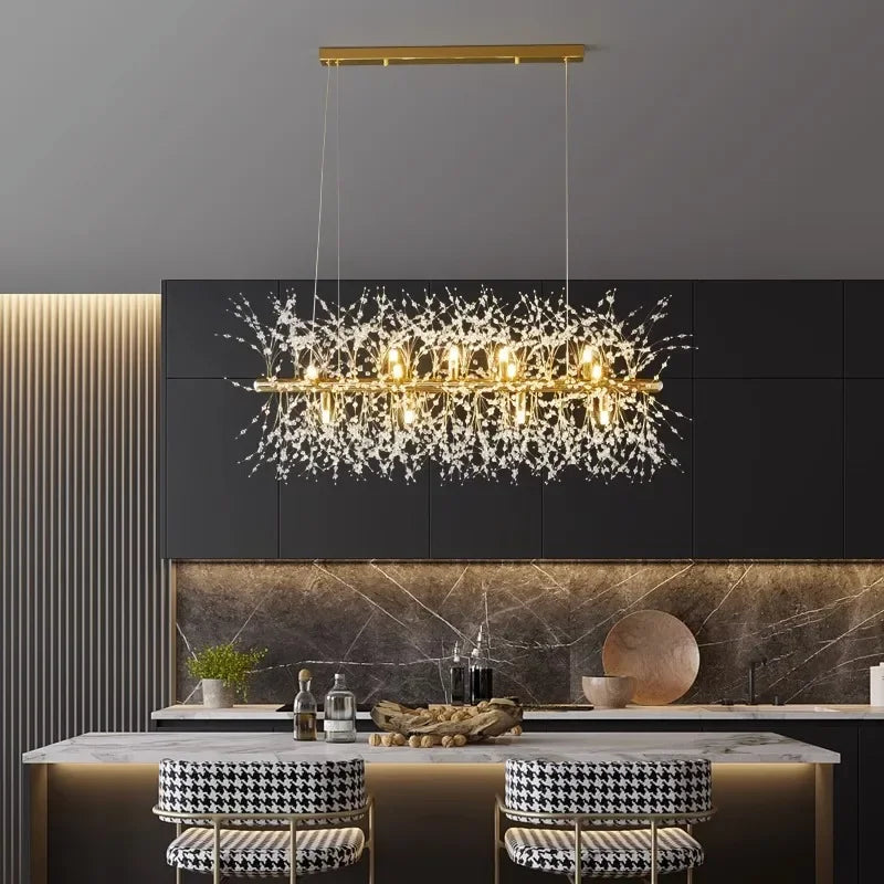 Lámpara Colgante LED Ambiental LumaGlow para Sala, Comedor y Dormitorio con Luz Cálida
