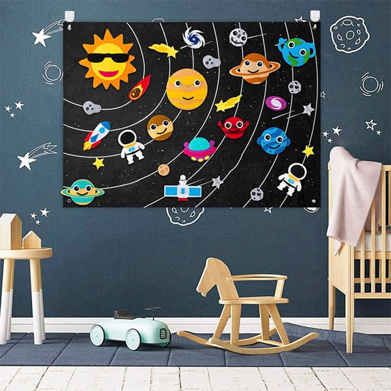 DreamFelt Playboard Juego Creativo de Fieltro para Niños para Despertar la Imaginación