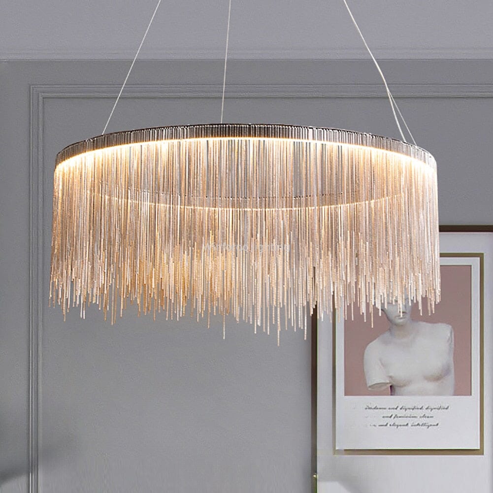 ثريا Astra Nordic LED دائرية من الكروم