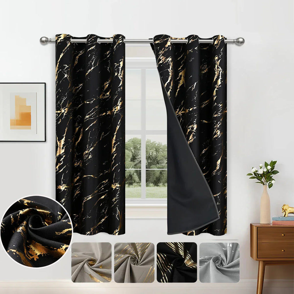 Nightshade Premium Blackout Curtains, 1pc For Living Room And Bedroom