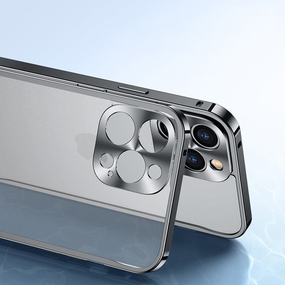 Custodia in alluminio per iPhone con struttura in alluminio