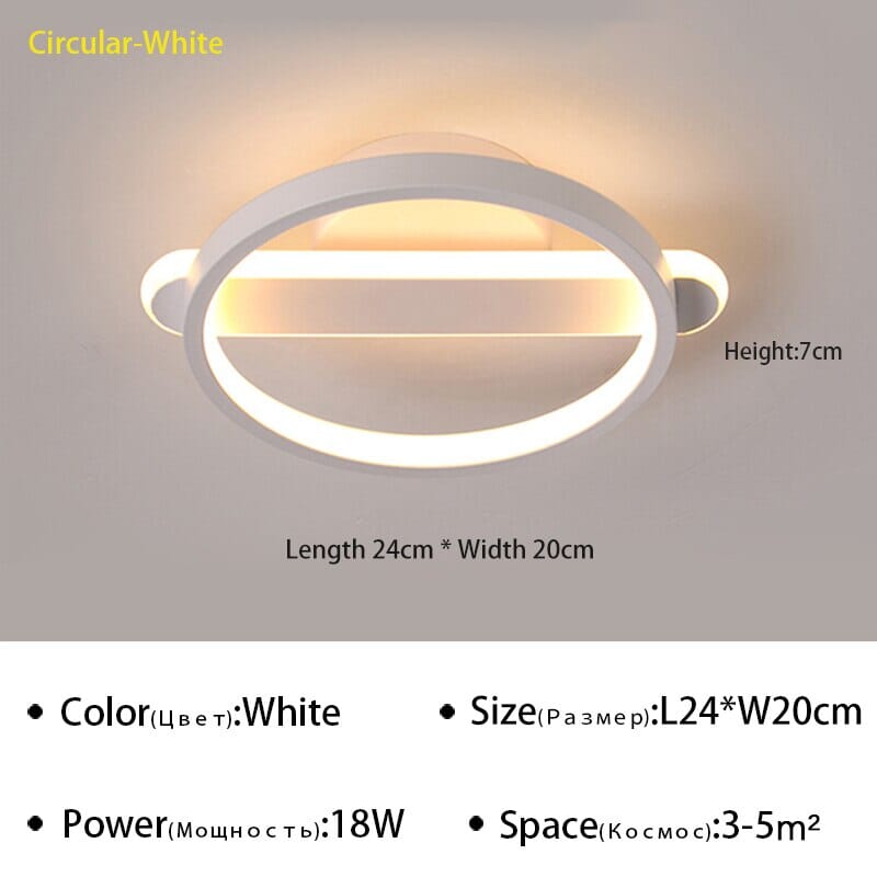 Lumora Premium Lampa Sufitowa LED ze Złotym Wykończeniem Nowoczesna Oprawa