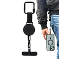 Extendable Phone Mount With Theft-Deterring Belt Clip For Secure On-The-Go Access