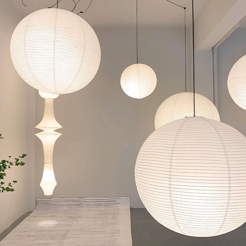 Paper Balloon Lamps With Parisian Flair For Hallways In Living Areas By Astra Cozy Glow