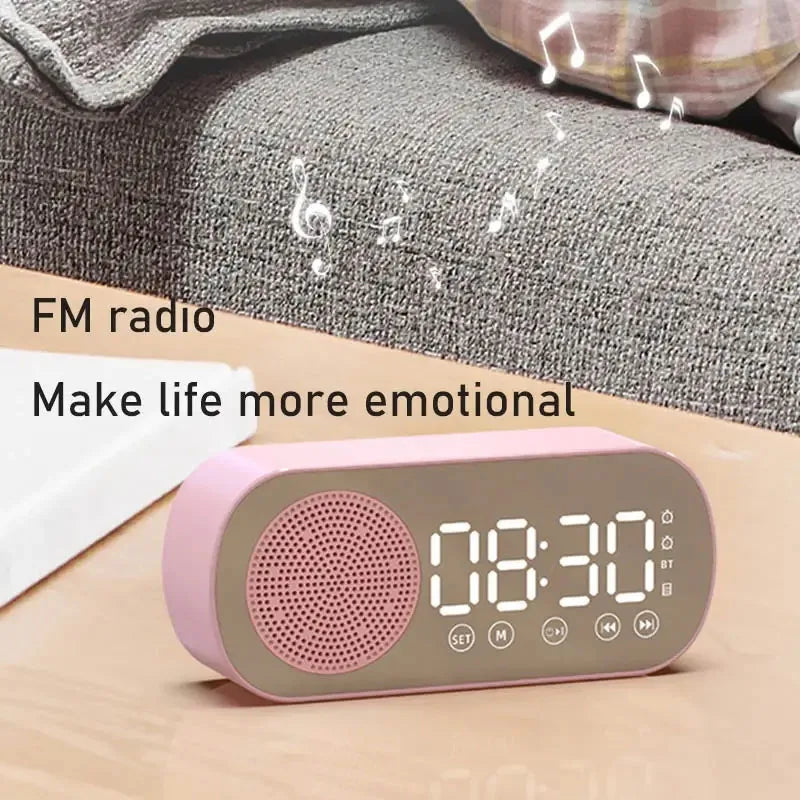 Chytrý budík, Bluetooth reproduktor, FM rádio do domácnosti nebo do práce