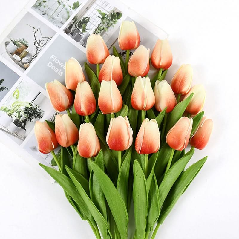 Elegantní realistické aranžmá tulipánů pro domácí a eventovou dekoraci