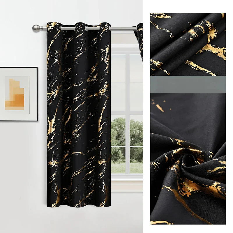 Nightshade Premium Blackout Curtains, 1pc For Living Room And Bedroom