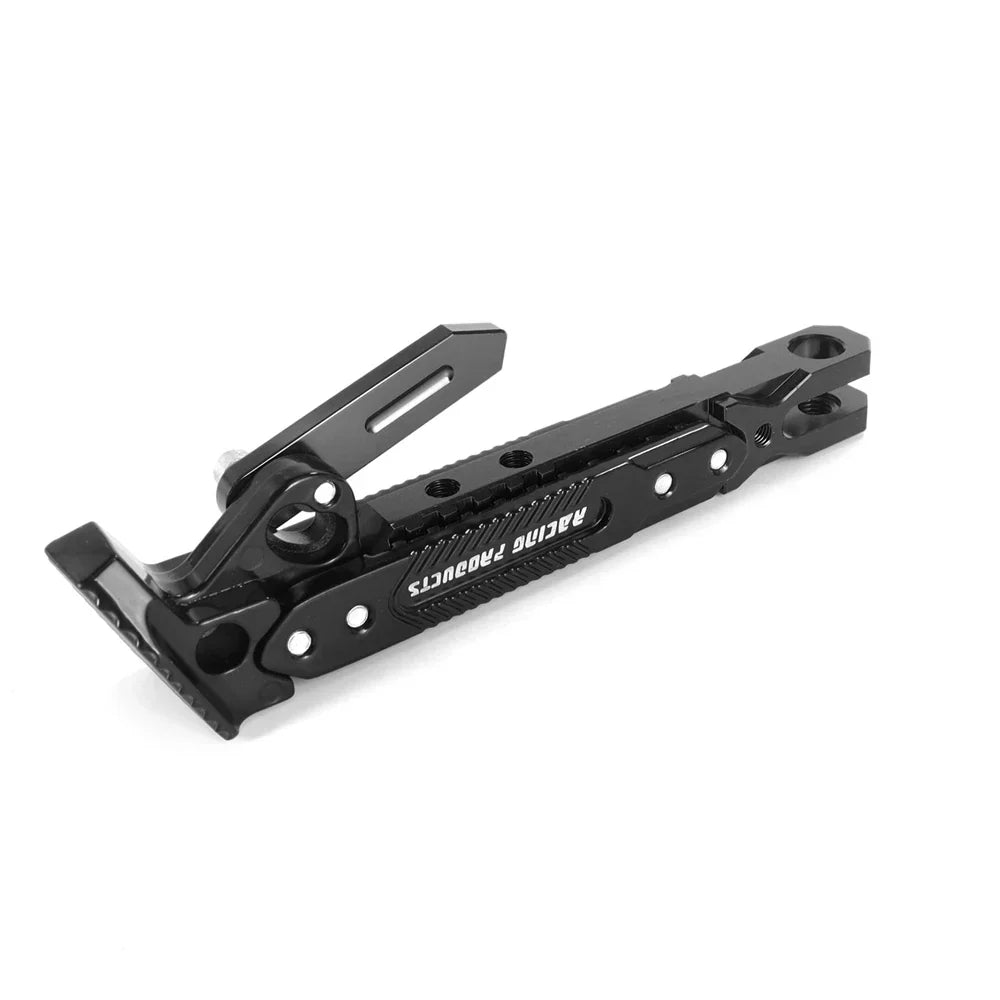 RiderPro Heavy Duty Metal Motorcycle Kickstand Bracket For Stable Side Parking Stand
