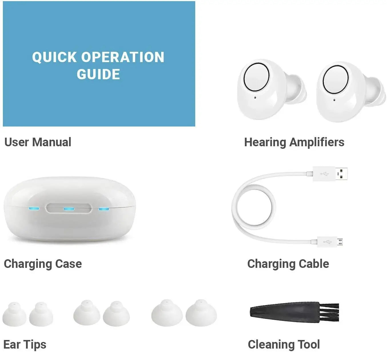 Sluchadlo s Bluetooth, ovládání přes aplikaci a více zvukovými režimy pro každodenní použití