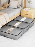 Large Capacity Zippered Storage Bag For Comforters With Viewing Window
