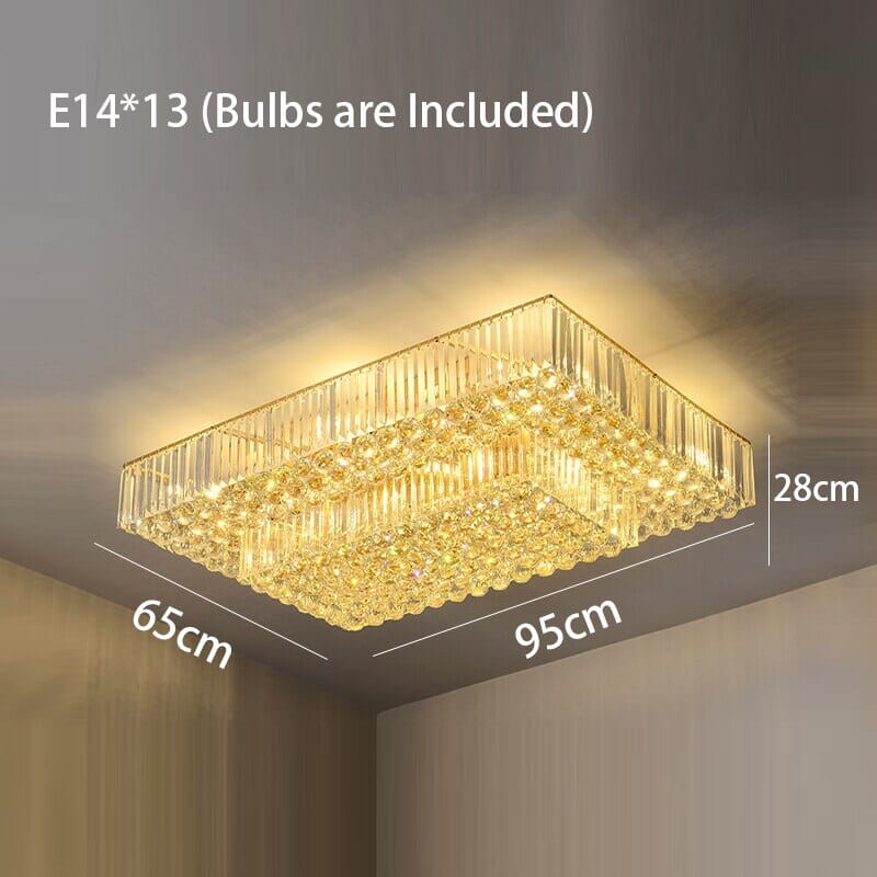 Plafonnier LED Aurora Gold style industriel vintage